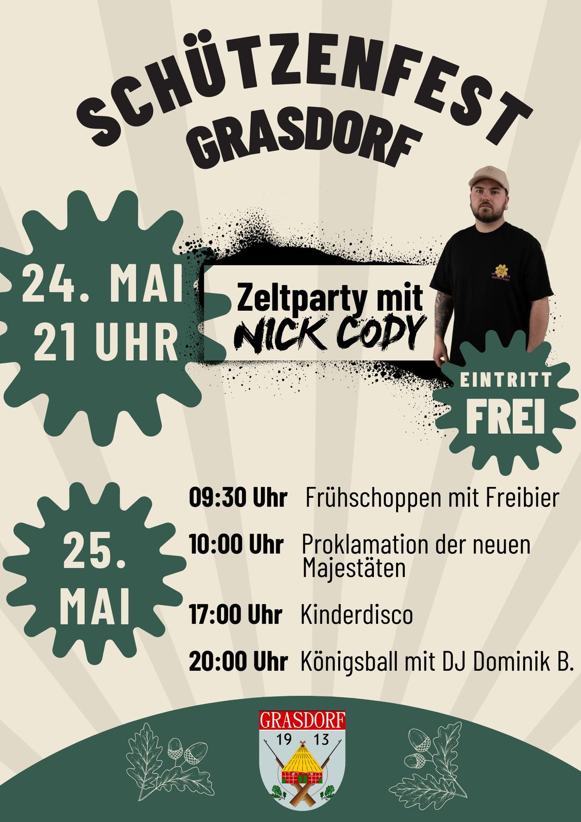 Schützenfest 2025 - Flyer Seite 1